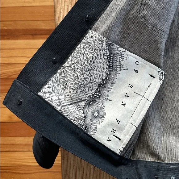 Taylor Stitch Long Haul Jacket 
Burly, black denim - Picture 3 of 5